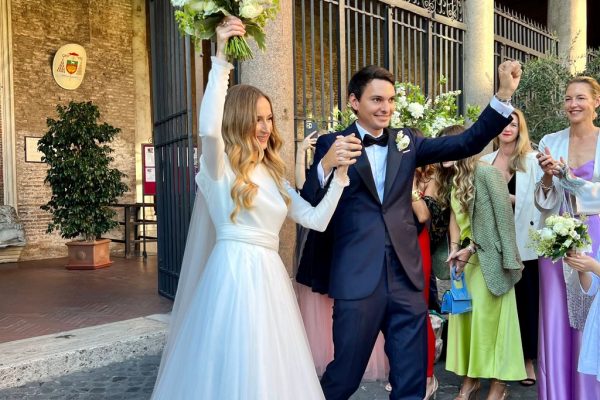 A romantic destination wedding in Rome – Vale & David